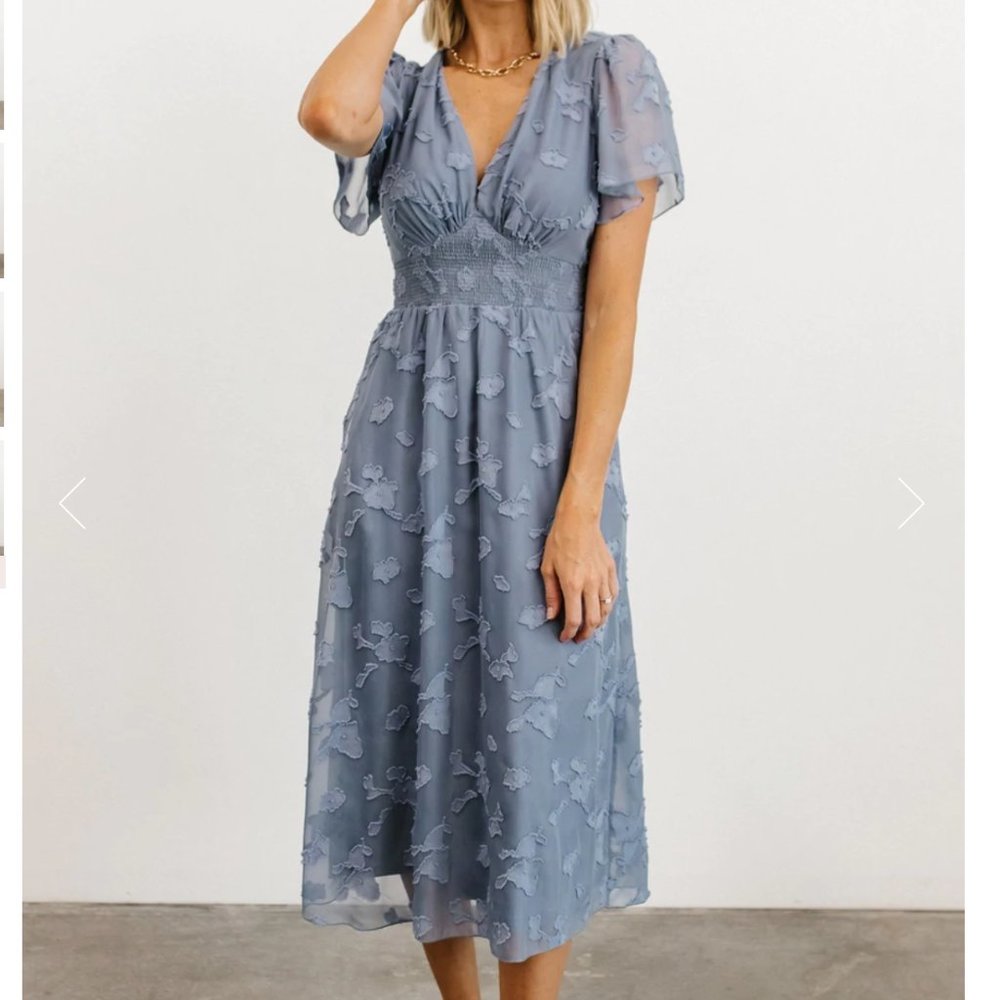 Baltic Born - Blue Midi Dress